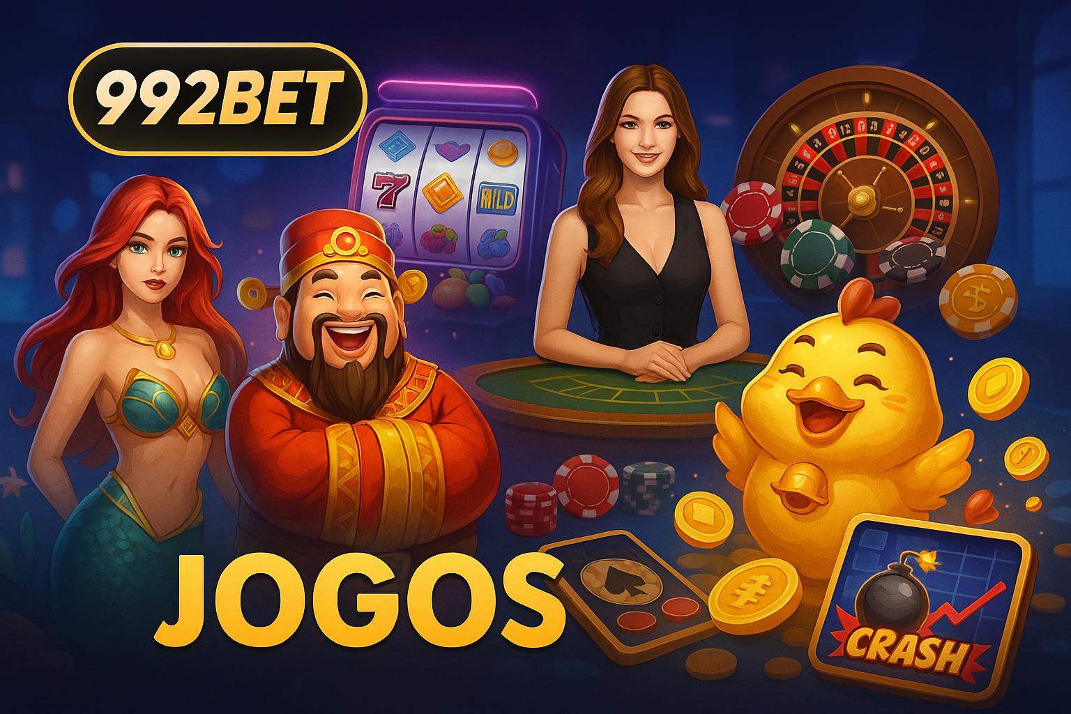Jogos de cassino online inovadores e emocionantes na 992BET
